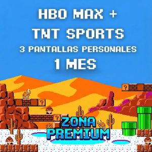 HBO MAX + TNT SPORTS (Incluye series y películas)  - 1 MES